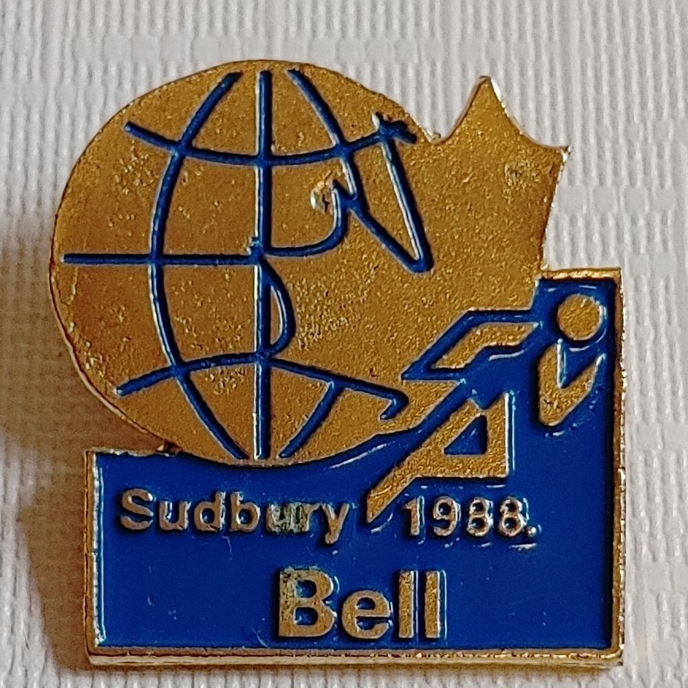 Bell Canada Enamel Pin Telecommunications SUDBURY, ONTARIO